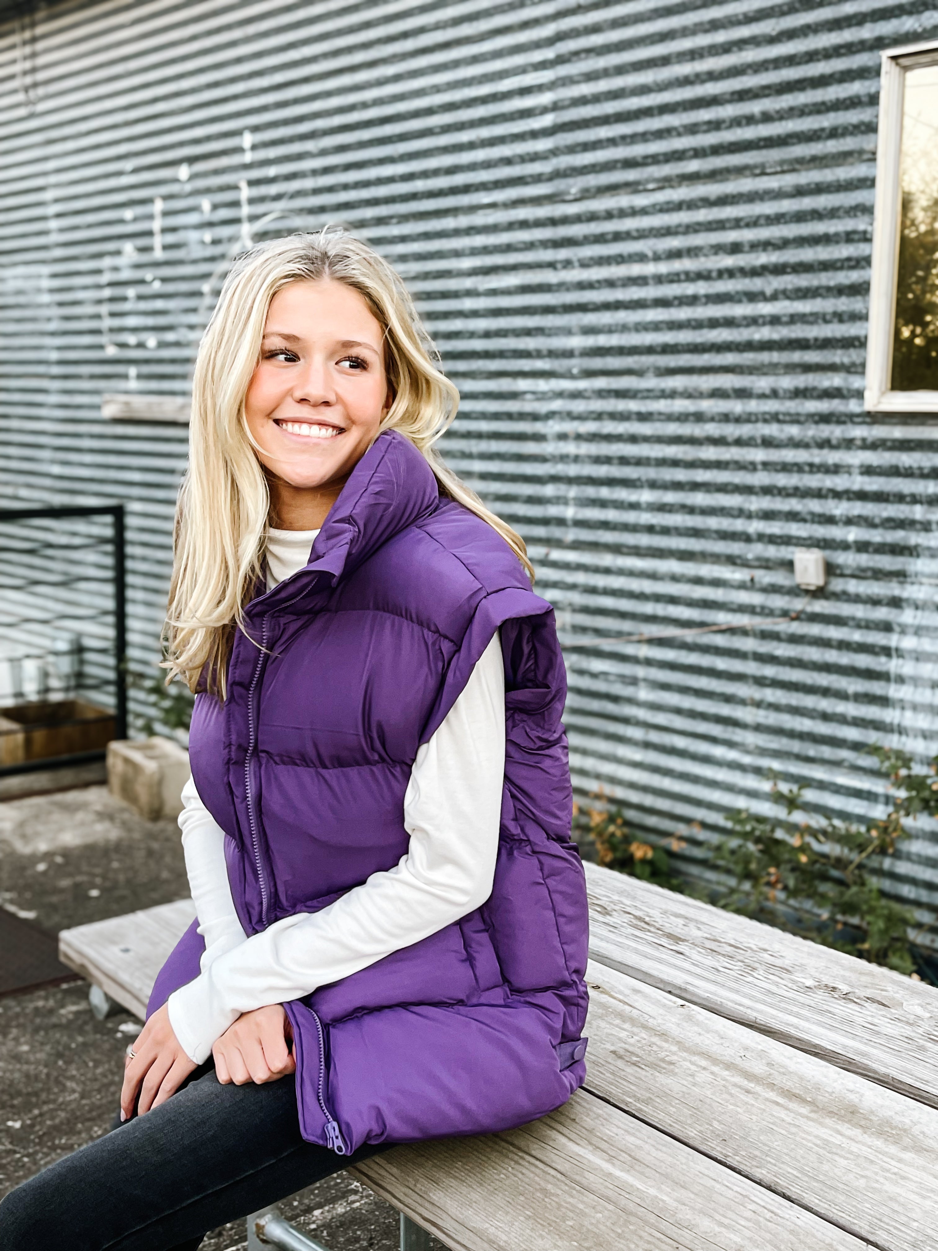 Fluff Puffer Vest – The Palm Social Collection