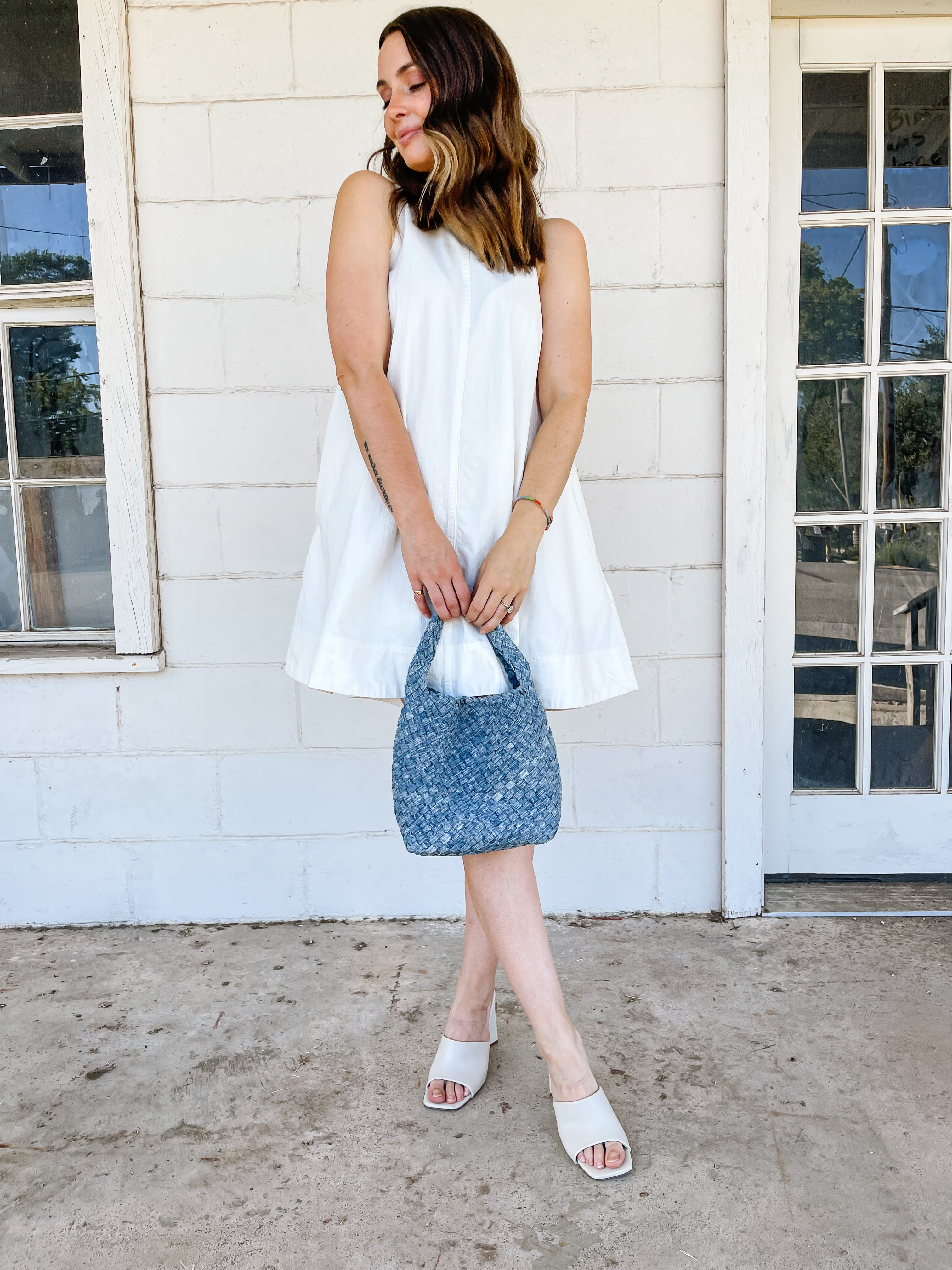Sleeveless A-line Mini Dress