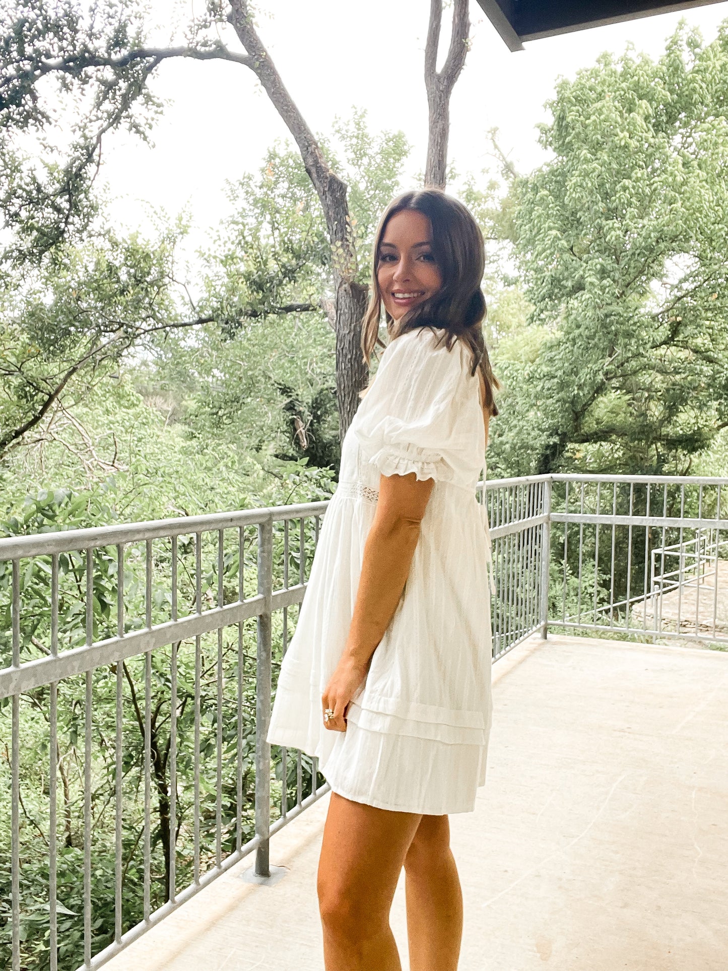 Puff Sleeve Spring Dress
