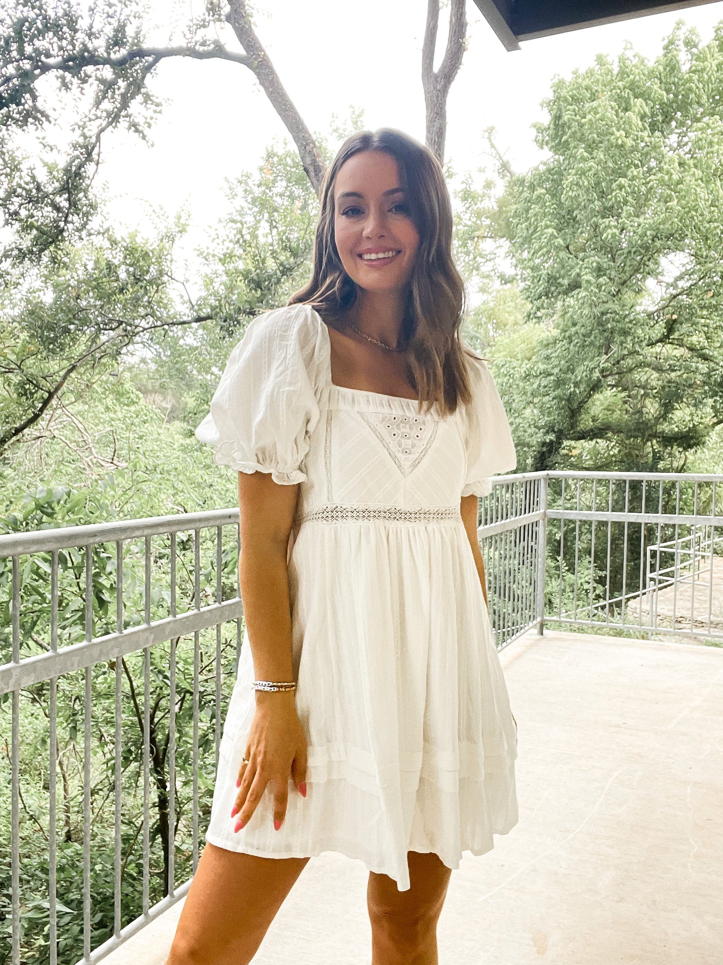 Puff Sleeve Spring Dress
