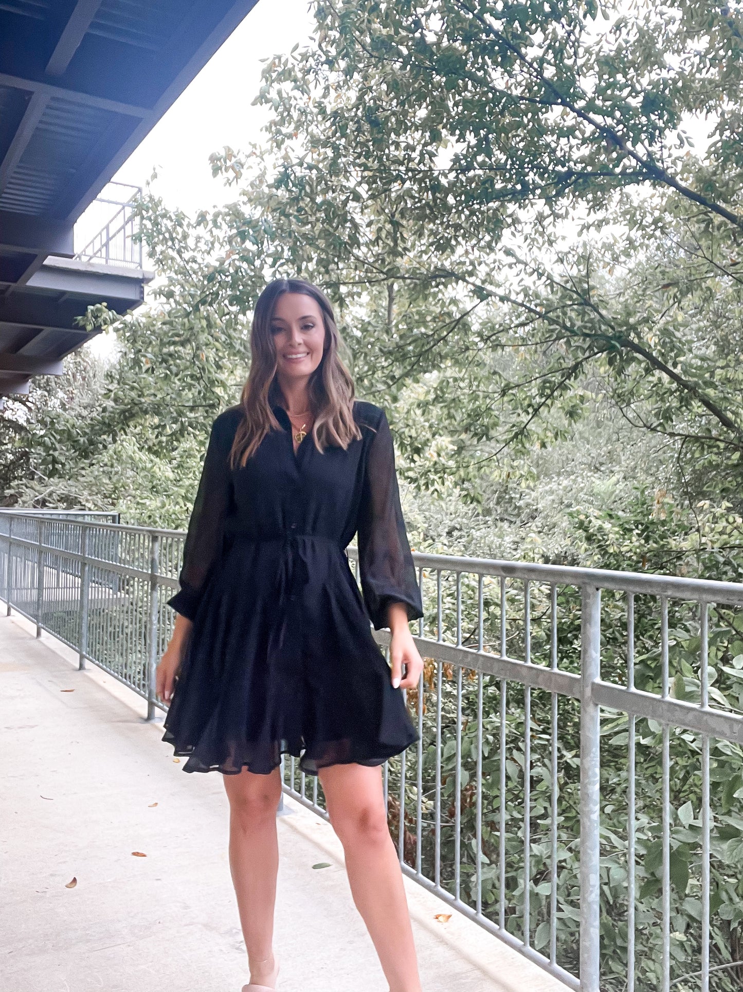 Swing Dress - black