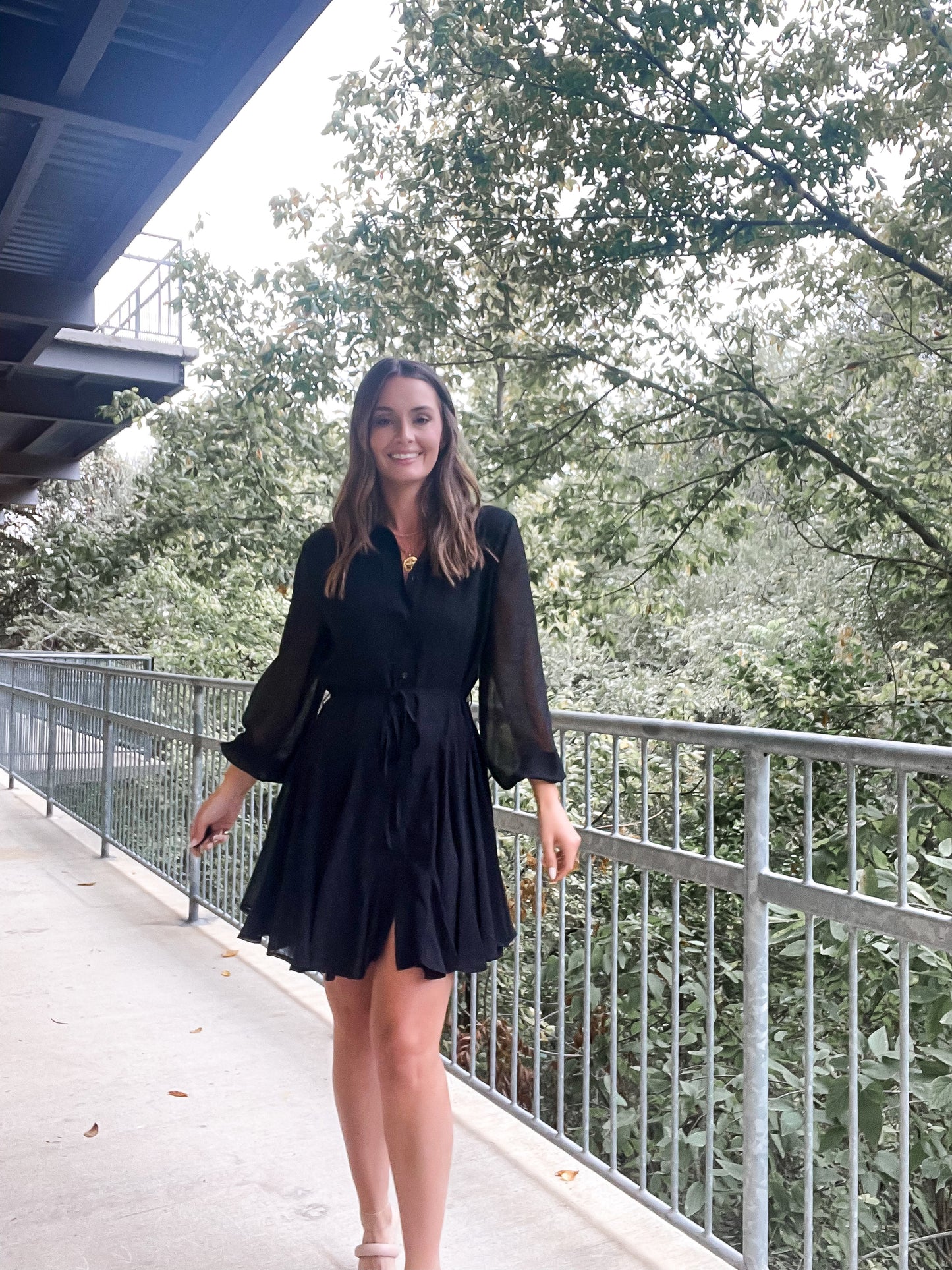 Swing Dress - black