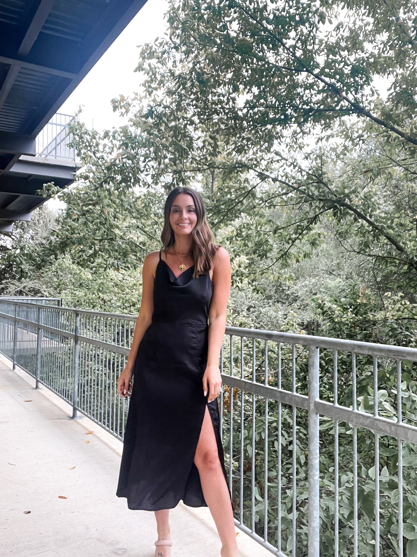 Midi Black Dress