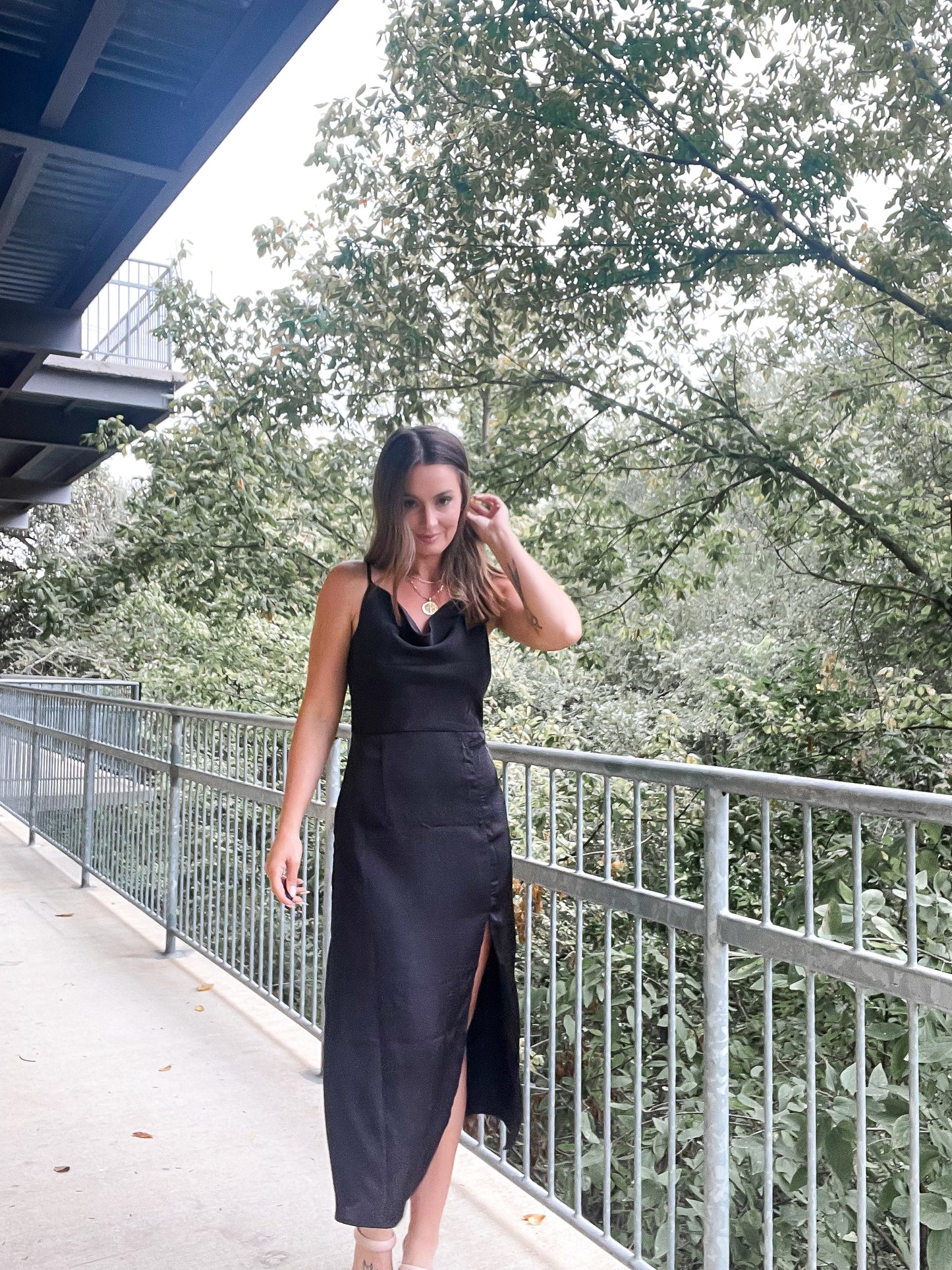 Midi Black Dress