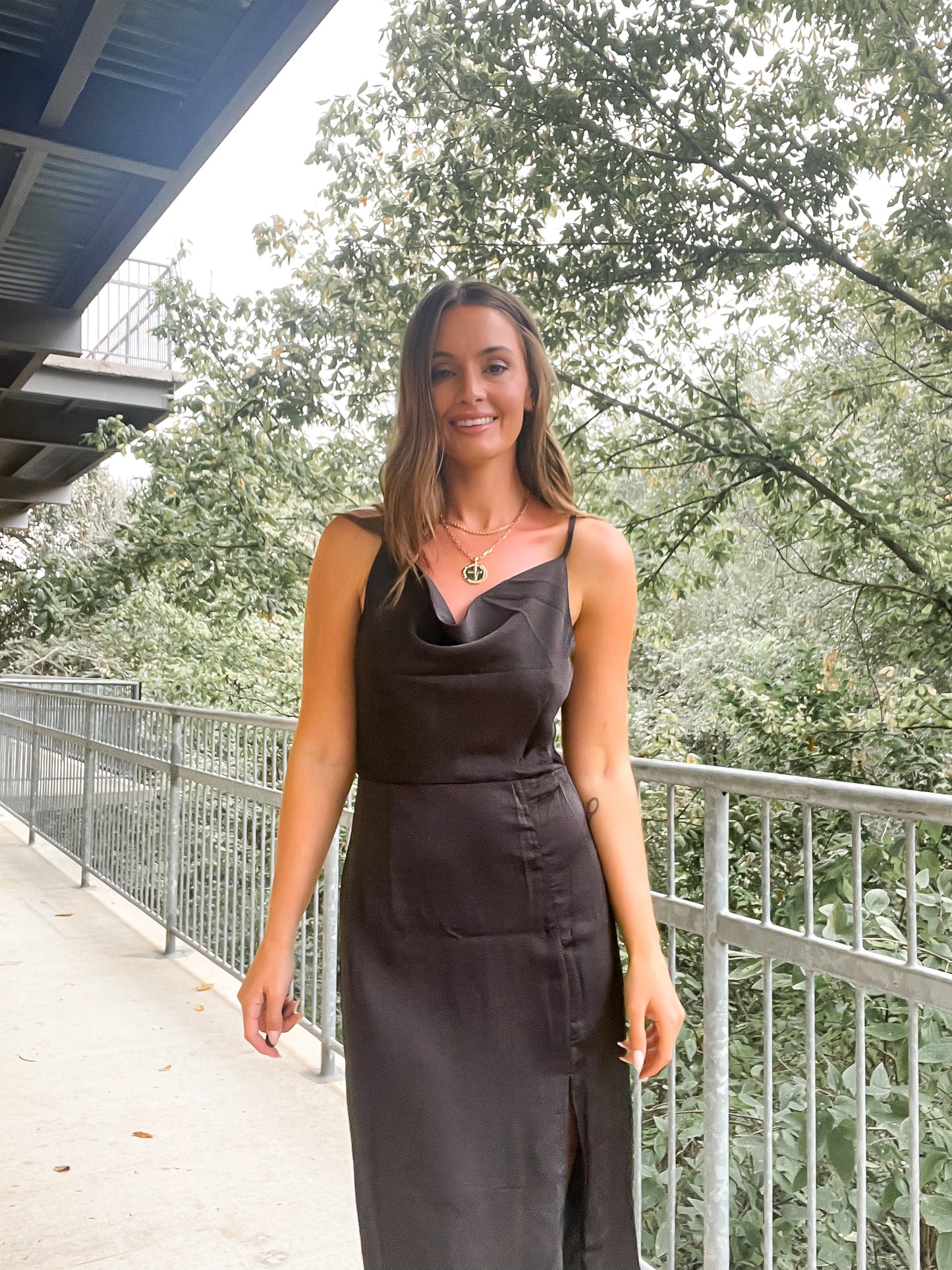 Midi Black Dress