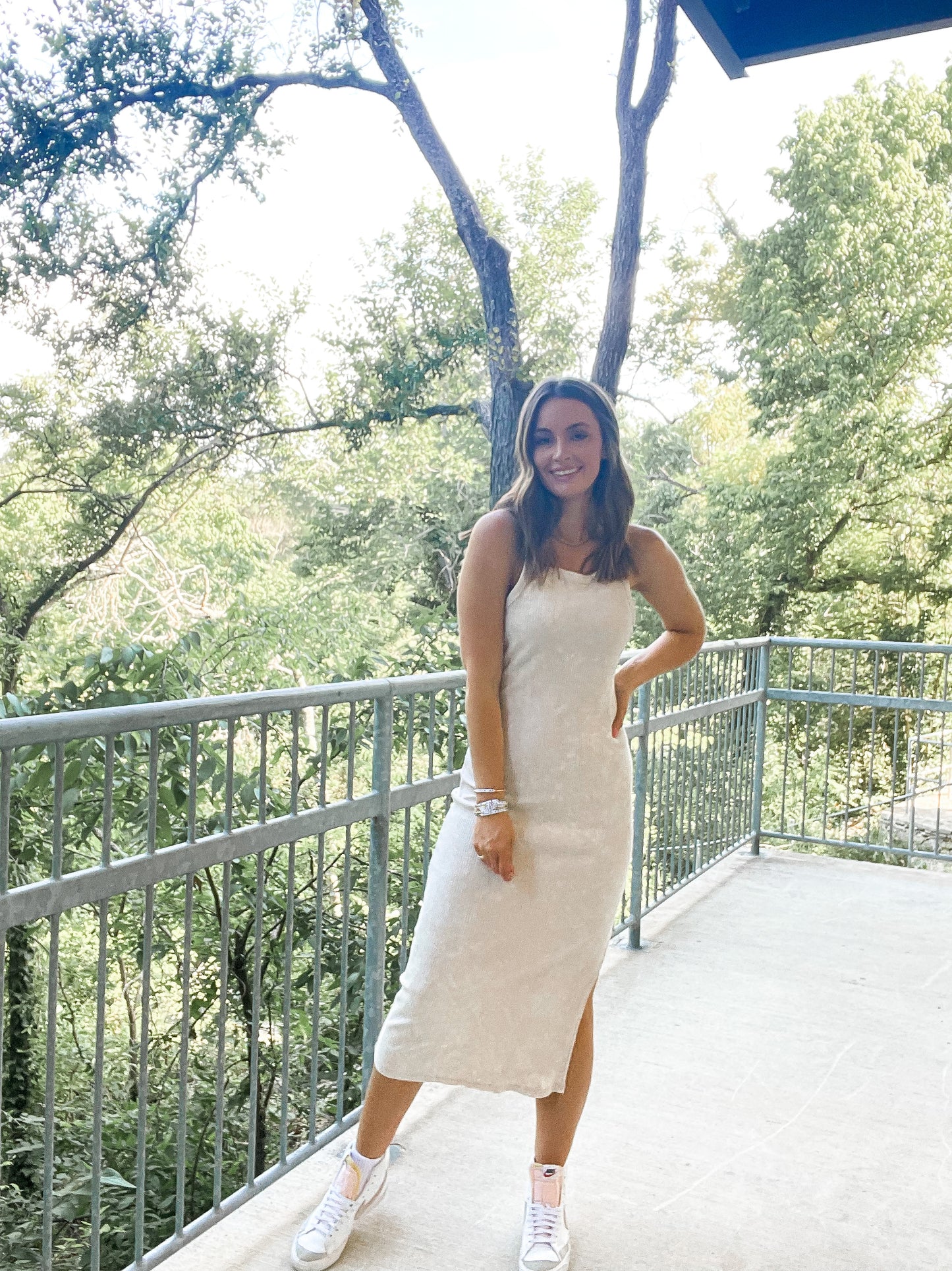 Washed Midi Dress