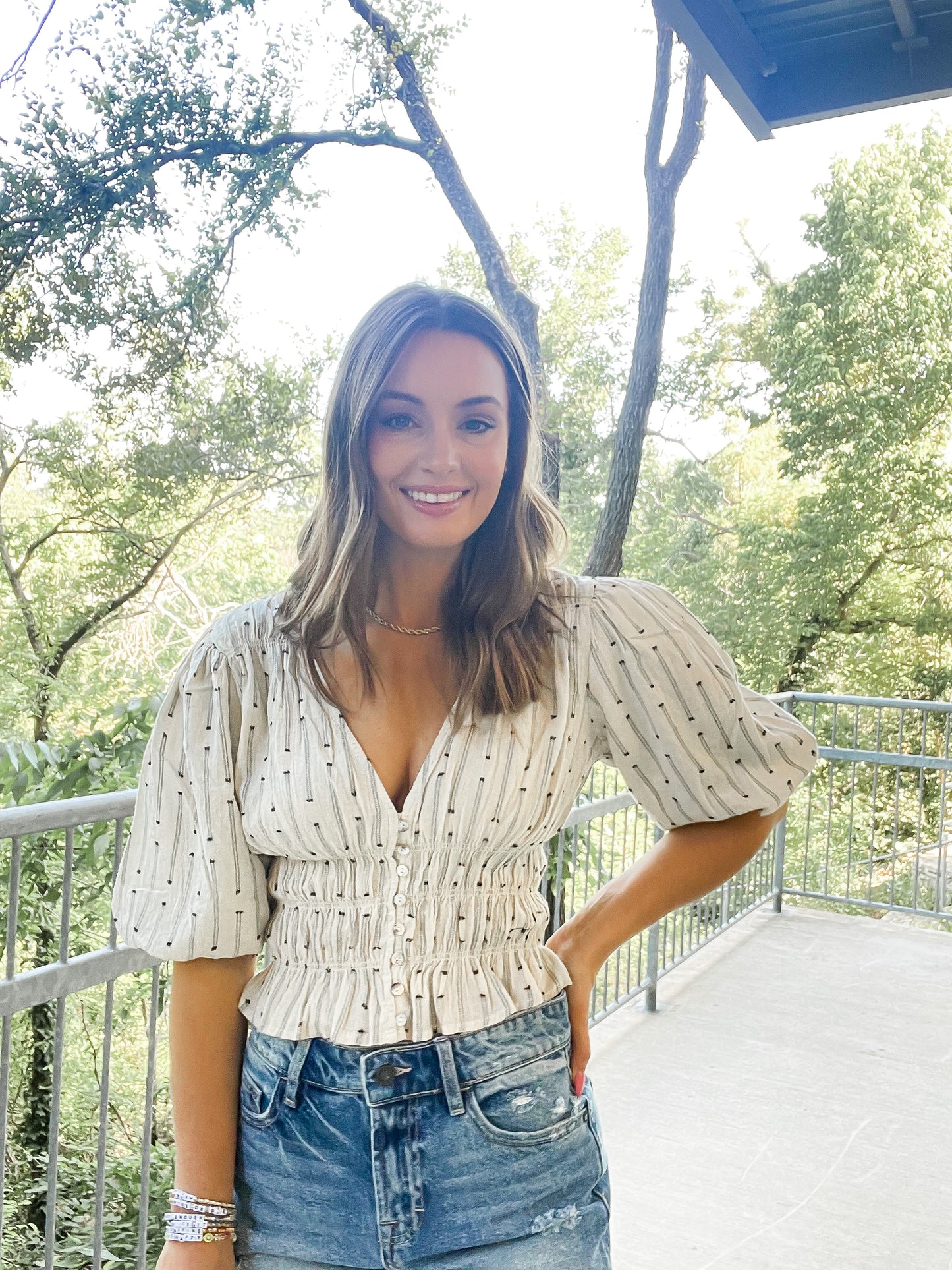 Millie Linen Top