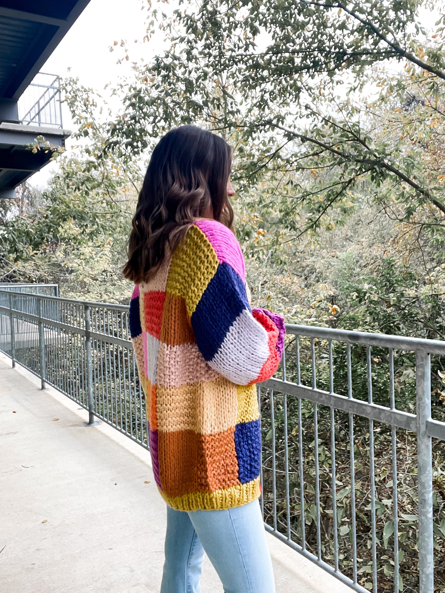 Color Block Cardigan