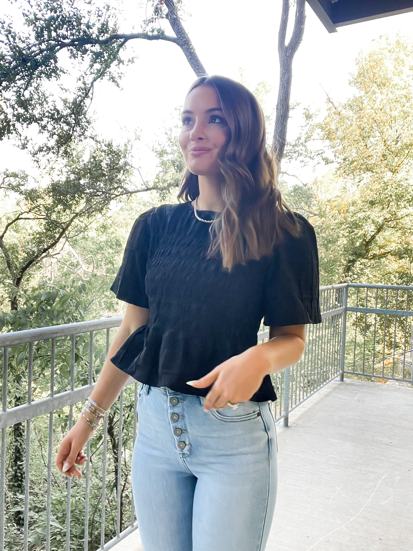 Smocked Body Top