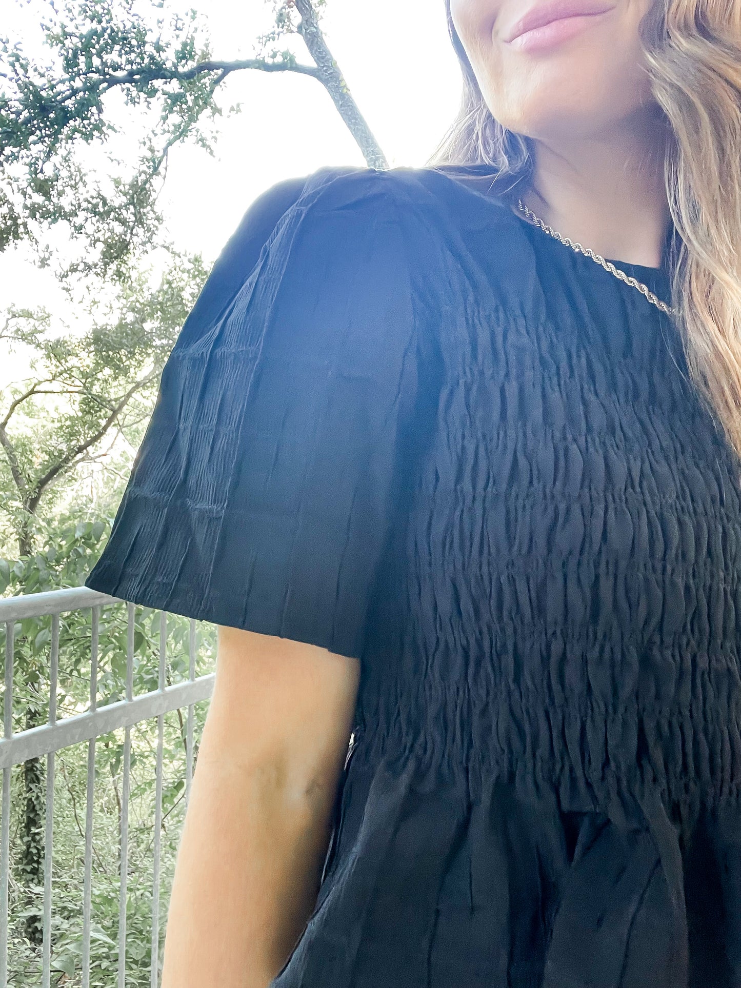 Smocked Body Top