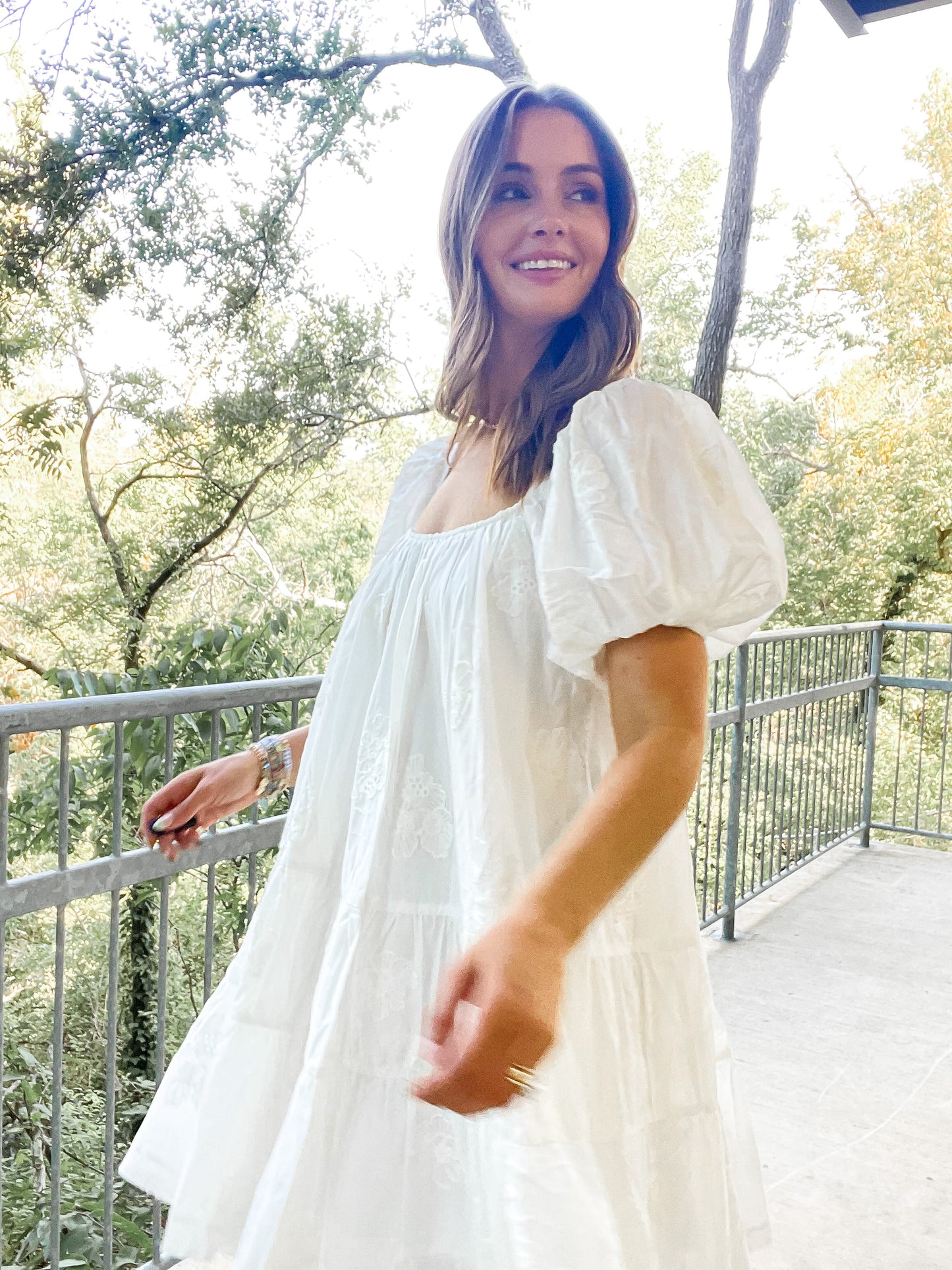 Floral Embroider Dress
