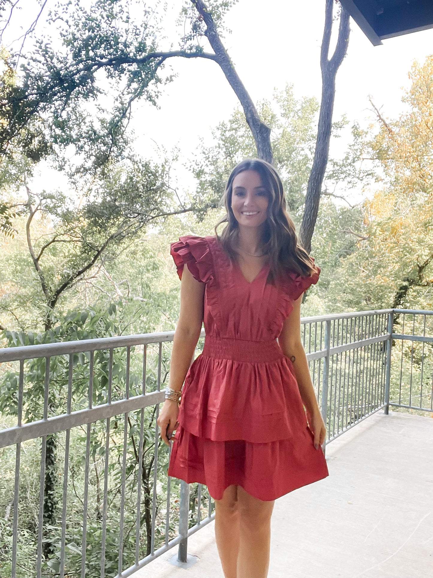 Dolly Dress - Rust