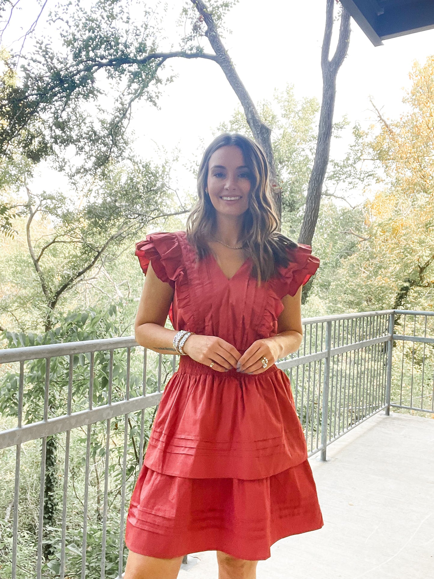 Dolly Dress - Rust