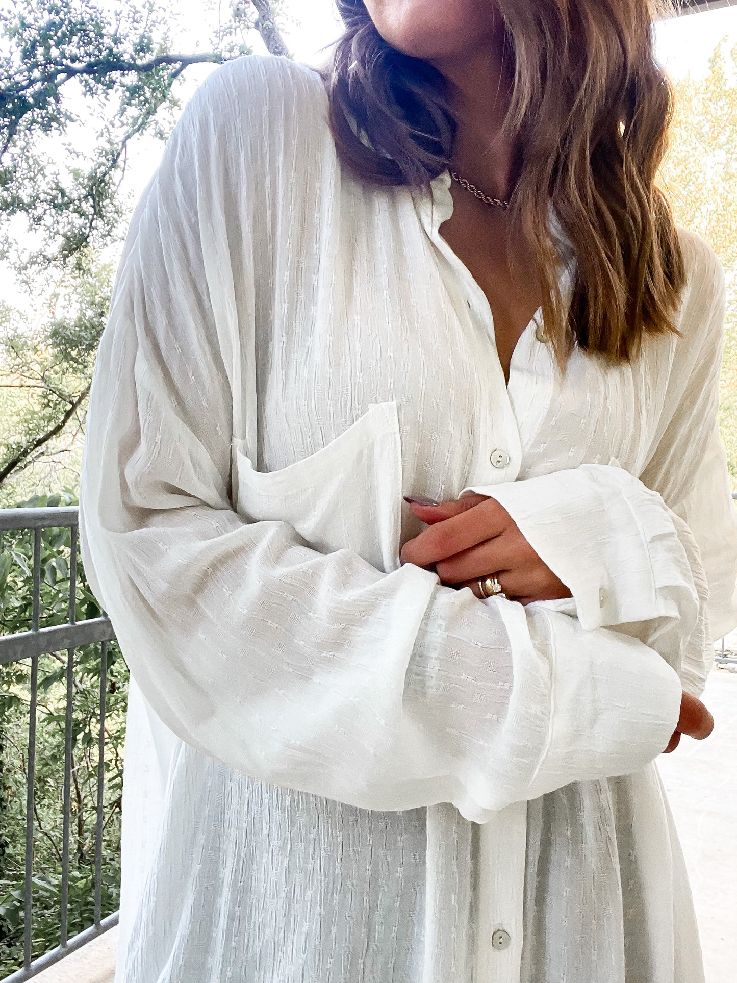 Oversized Button Up