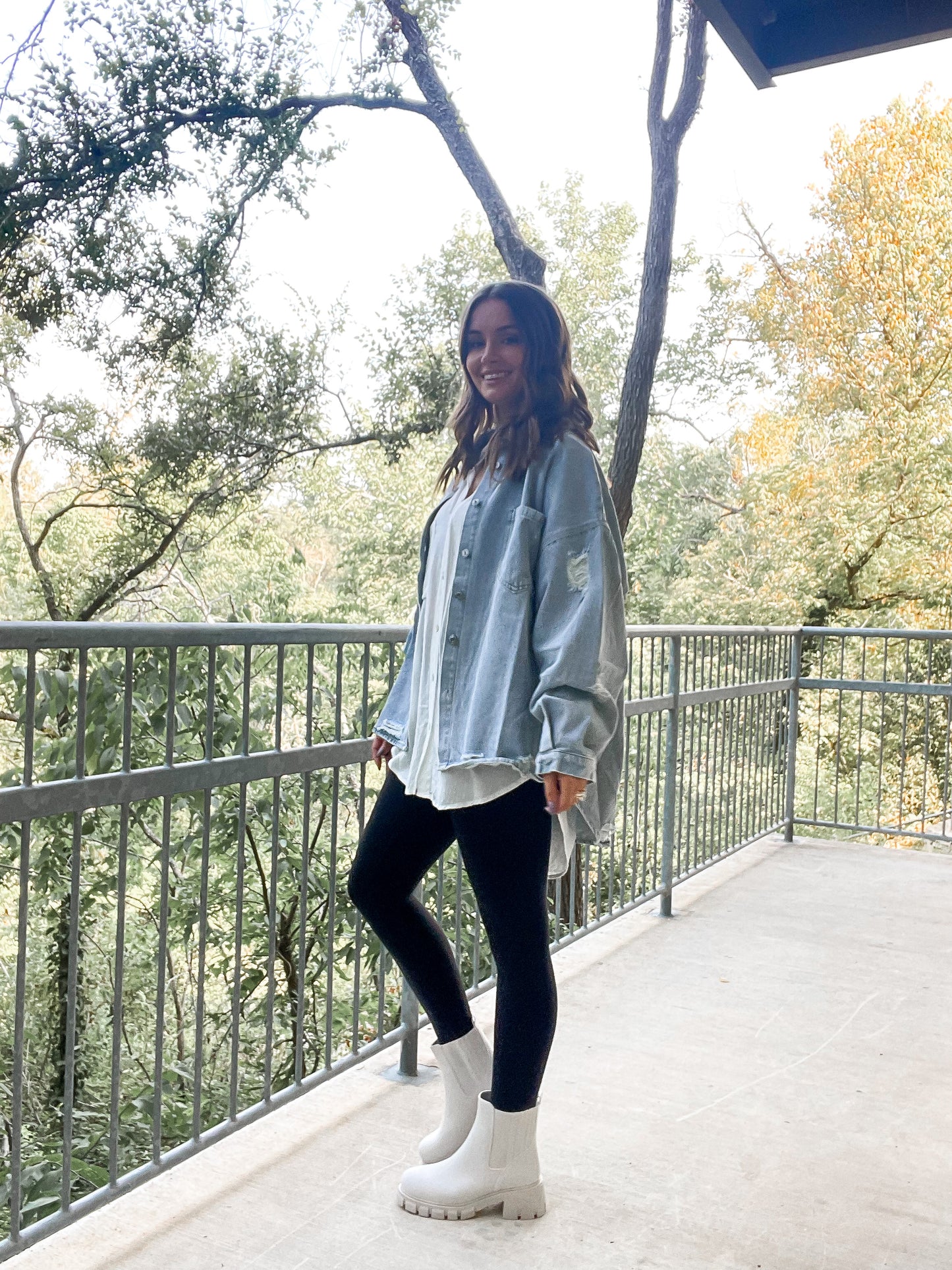 Light Denim Shacket
