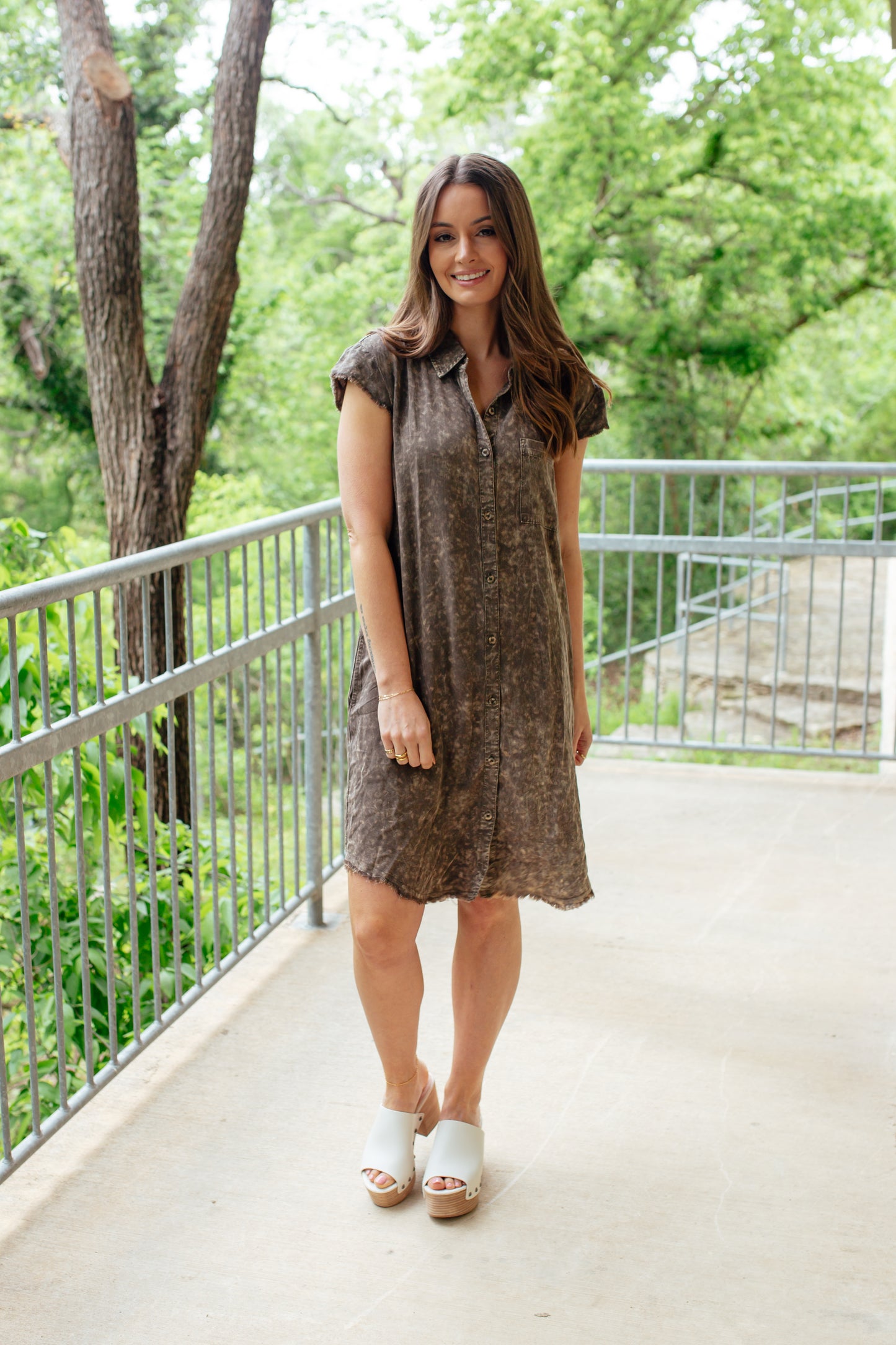 Frayed Edge Dress