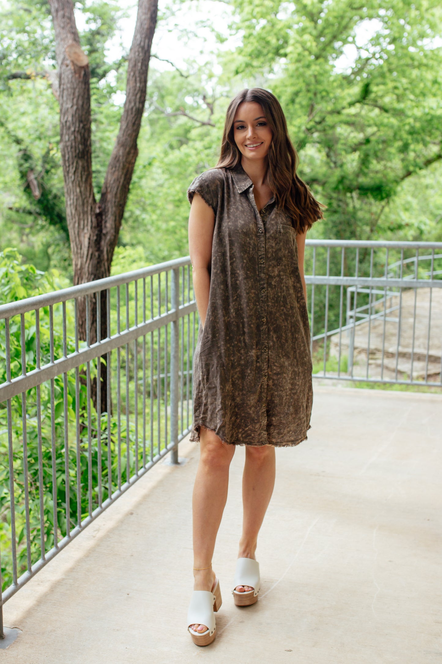 Frayed Edge Dress