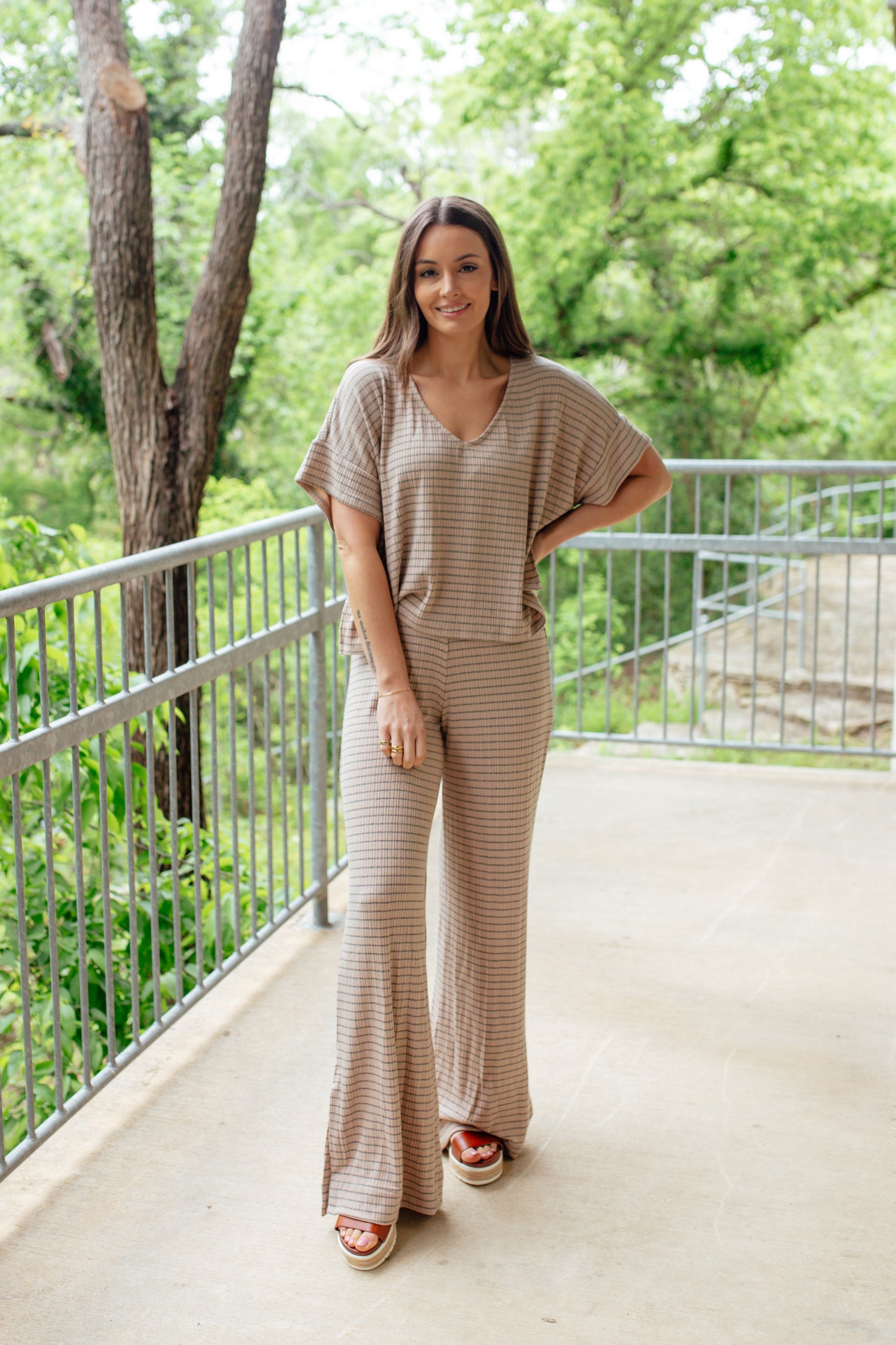 Pin Stripe Lounge Set
