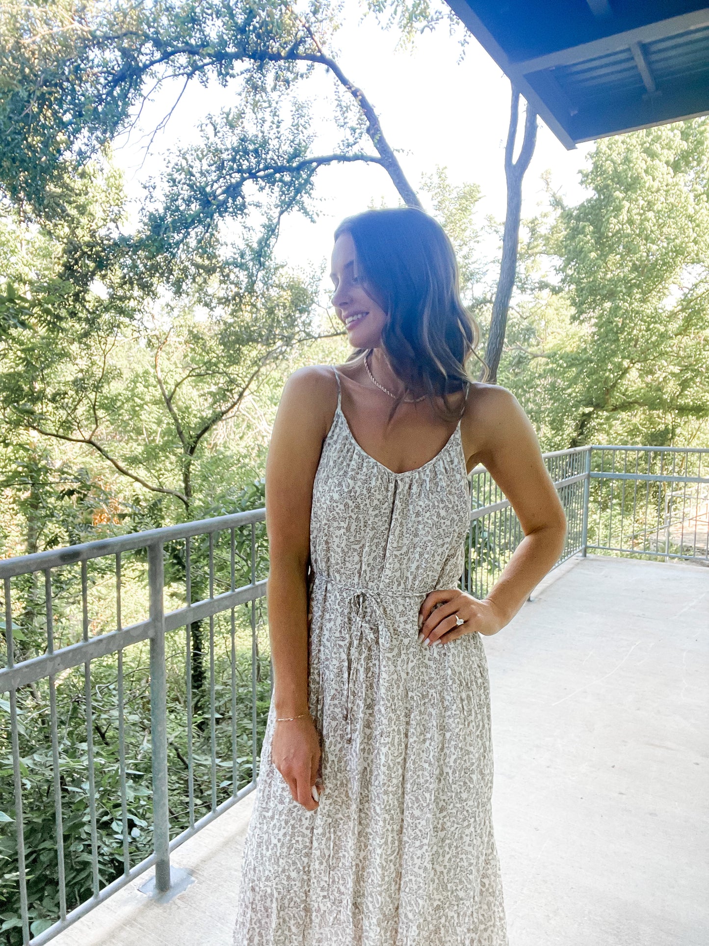 Soft Spring Floral Dress