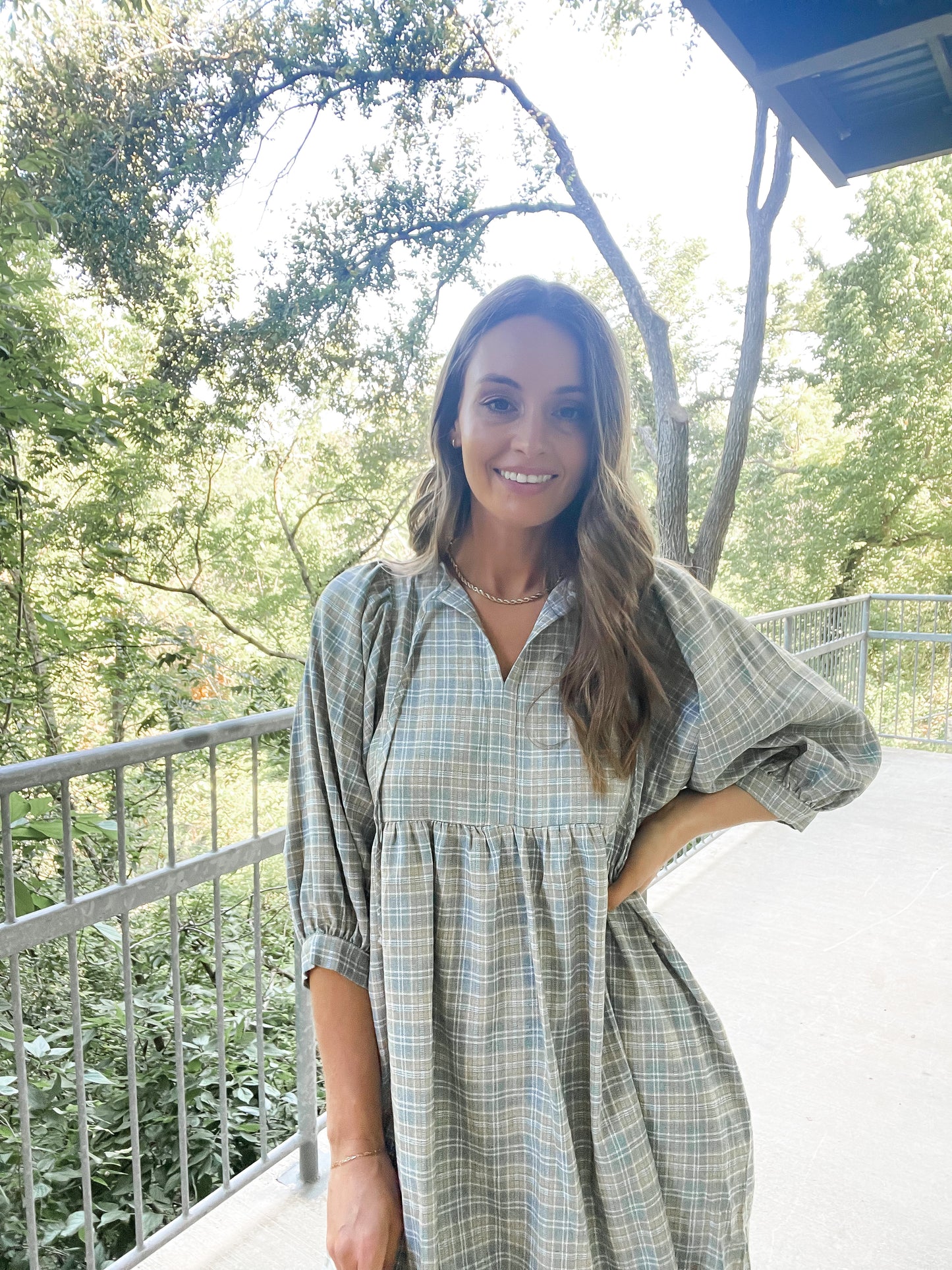Bubble Sleeve Dress