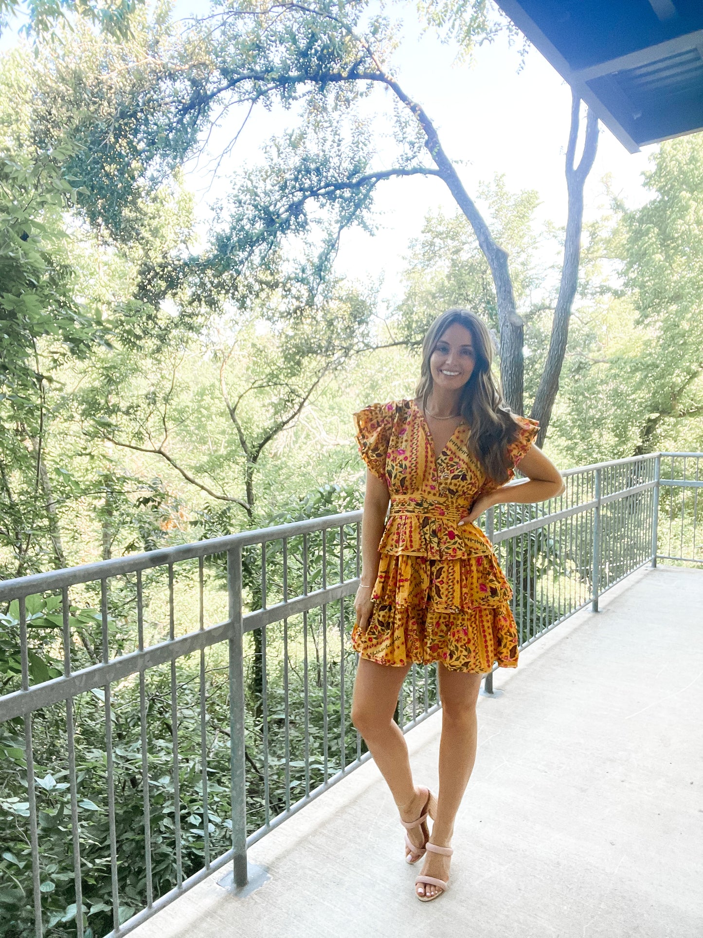 Mustard Floral Mini