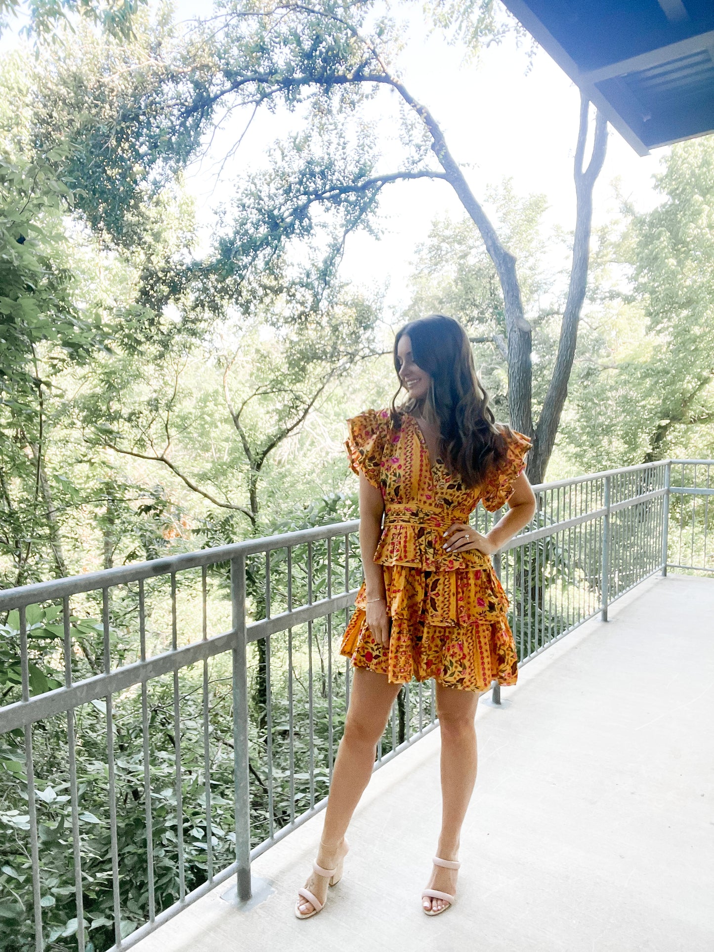 Mustard Floral Mini