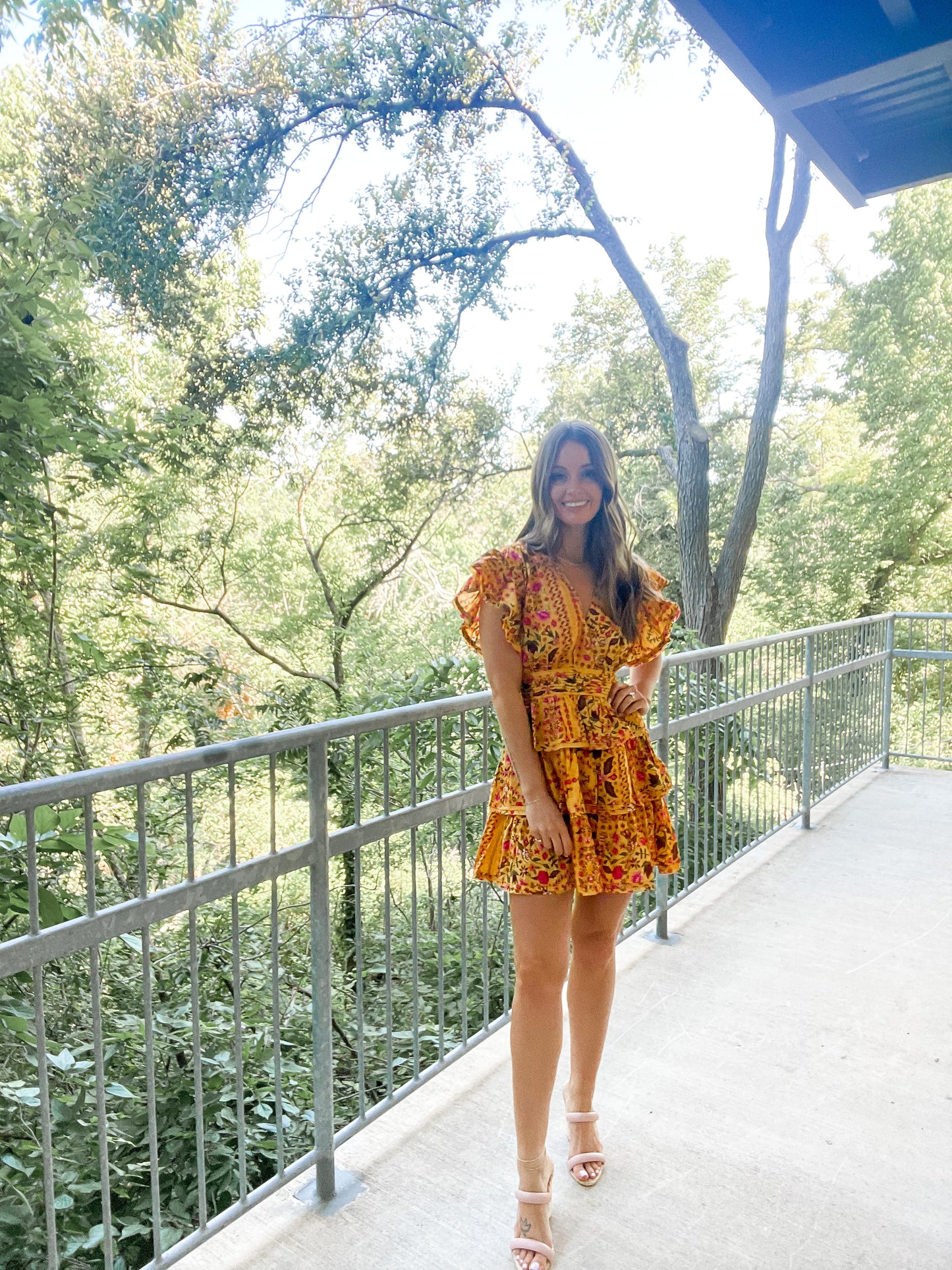 Mustard Floral Mini