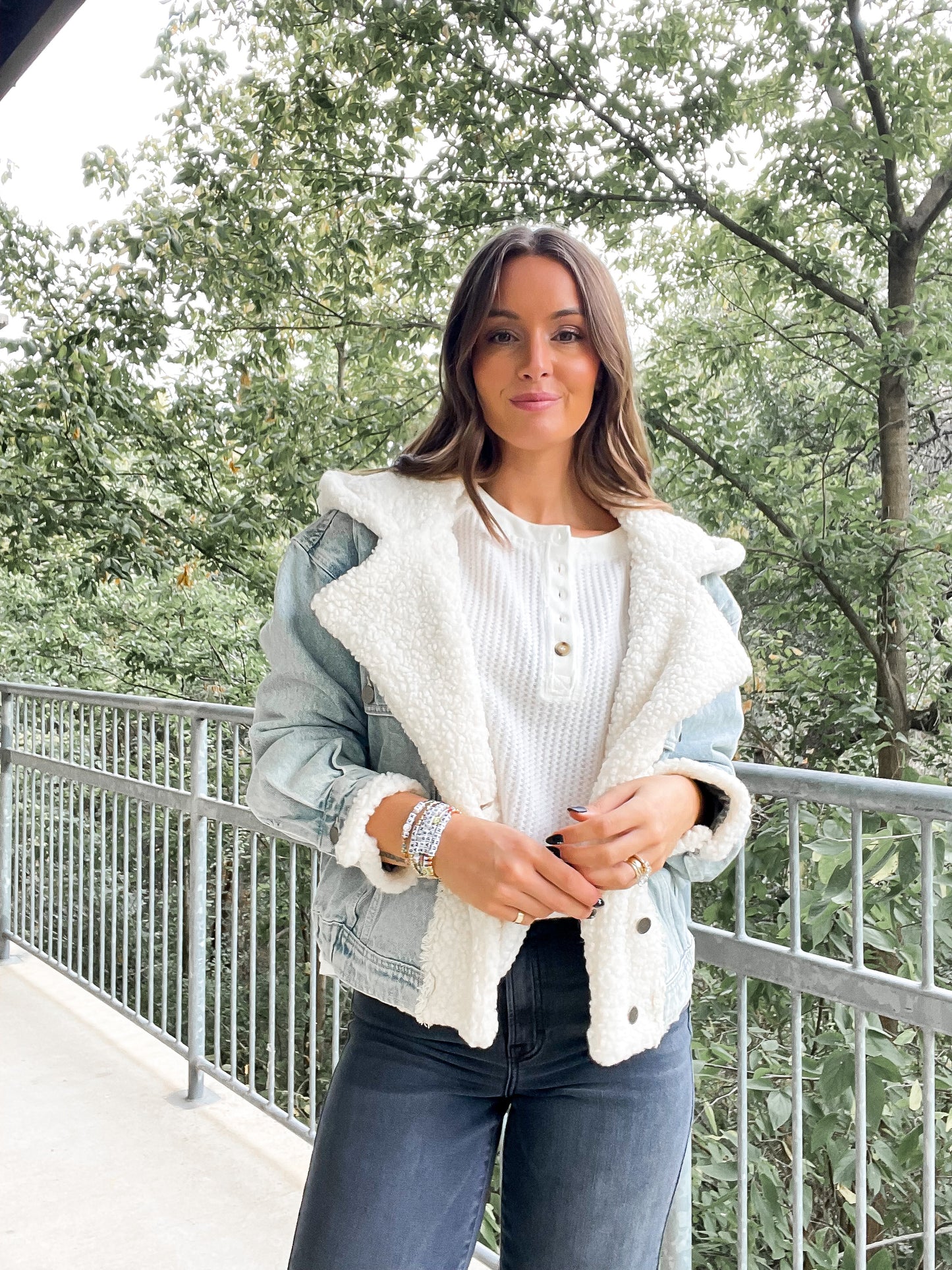 Denim Sherpa Jacket