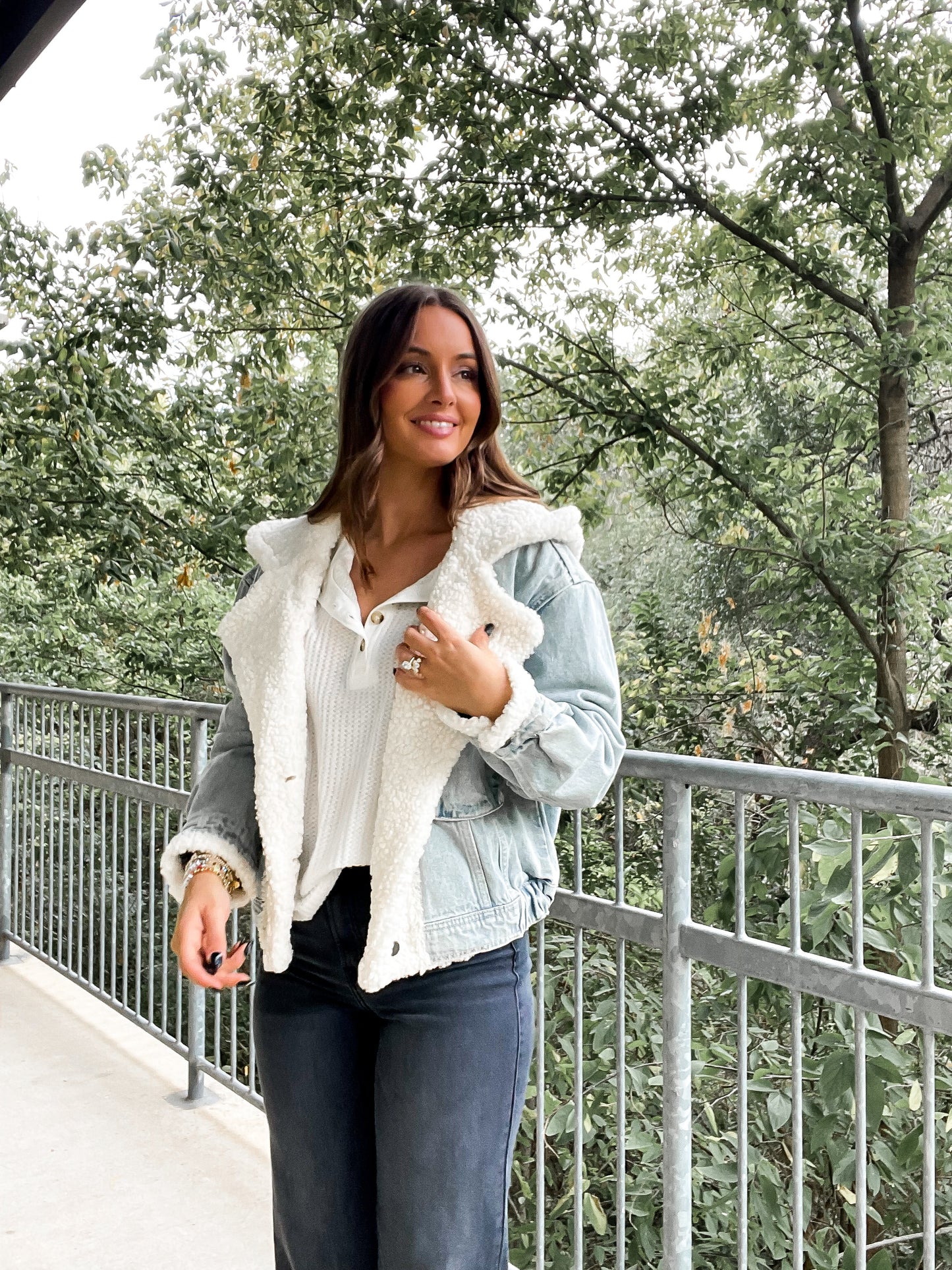 Denim Sherpa Jacket