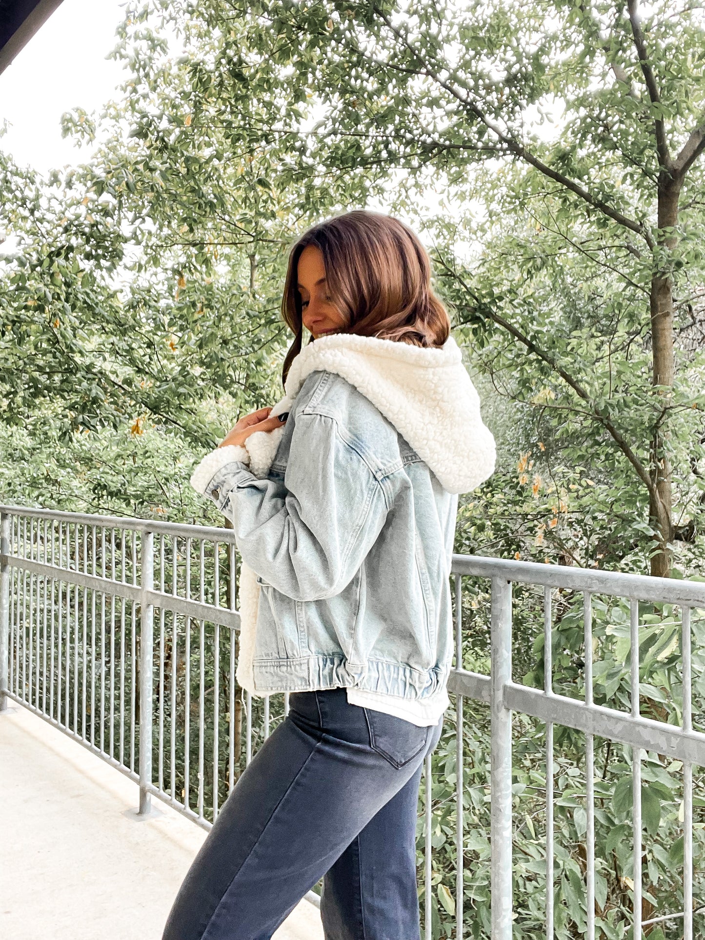 Denim Sherpa Jacket