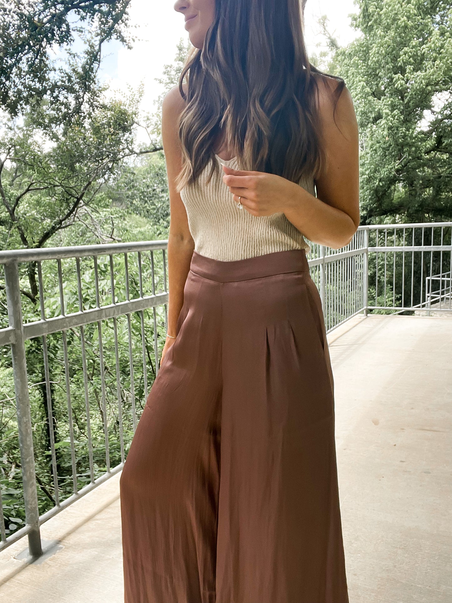 Silky Trouser - Plum