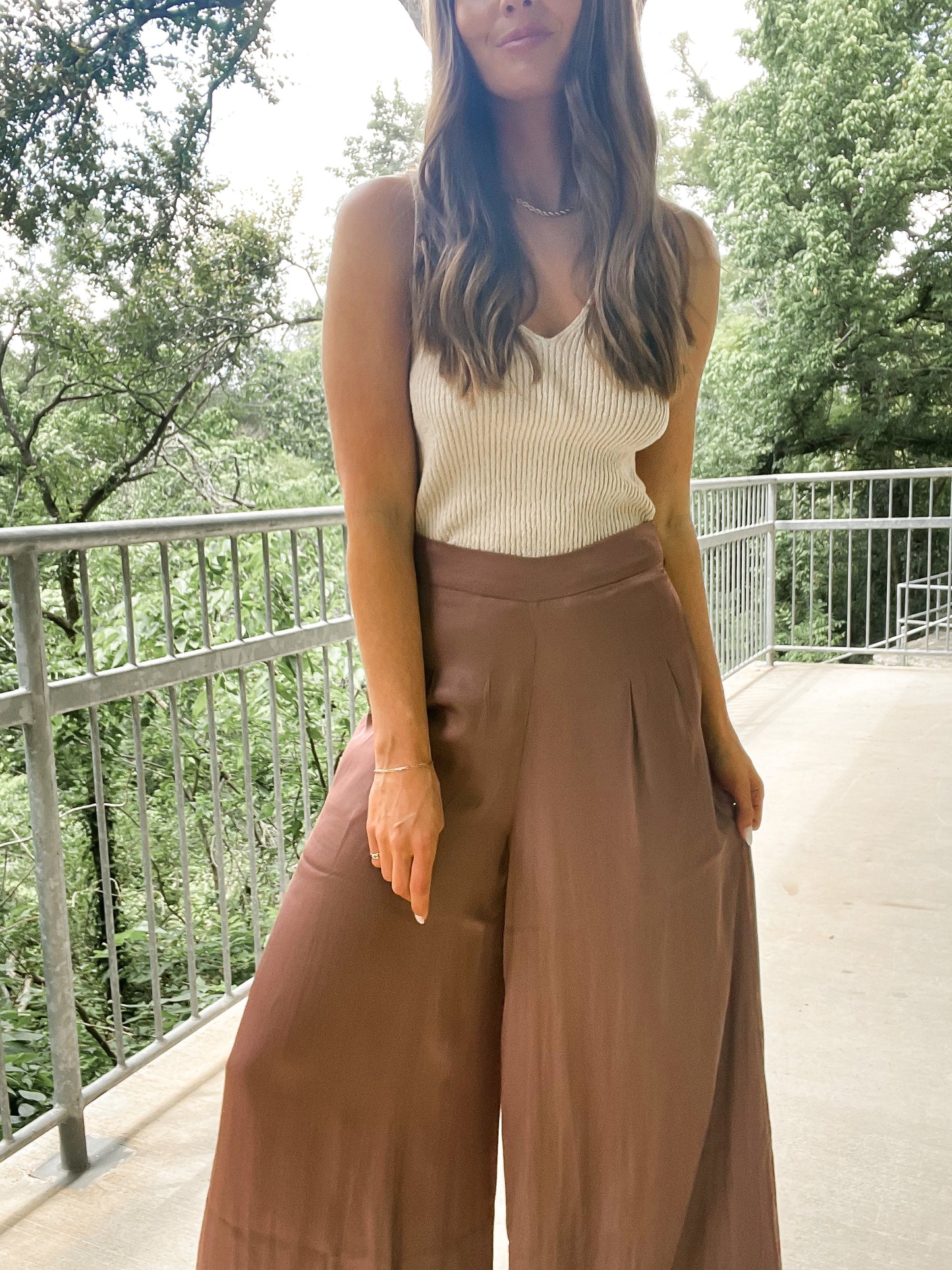 Silky Trouser - Plum