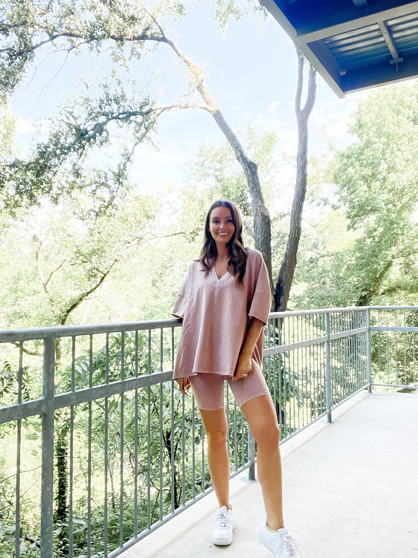 Biker Short - Dusty Rose