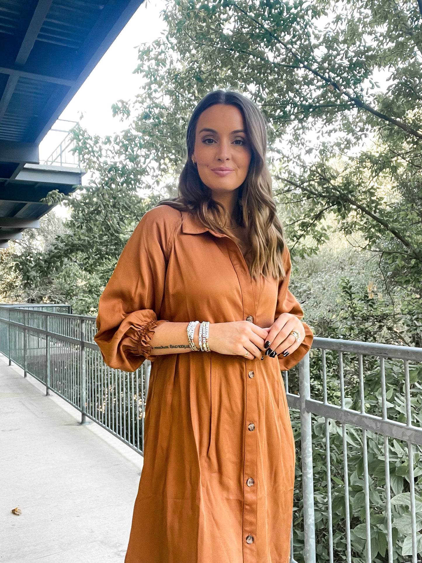 Burnt Cuff Dress