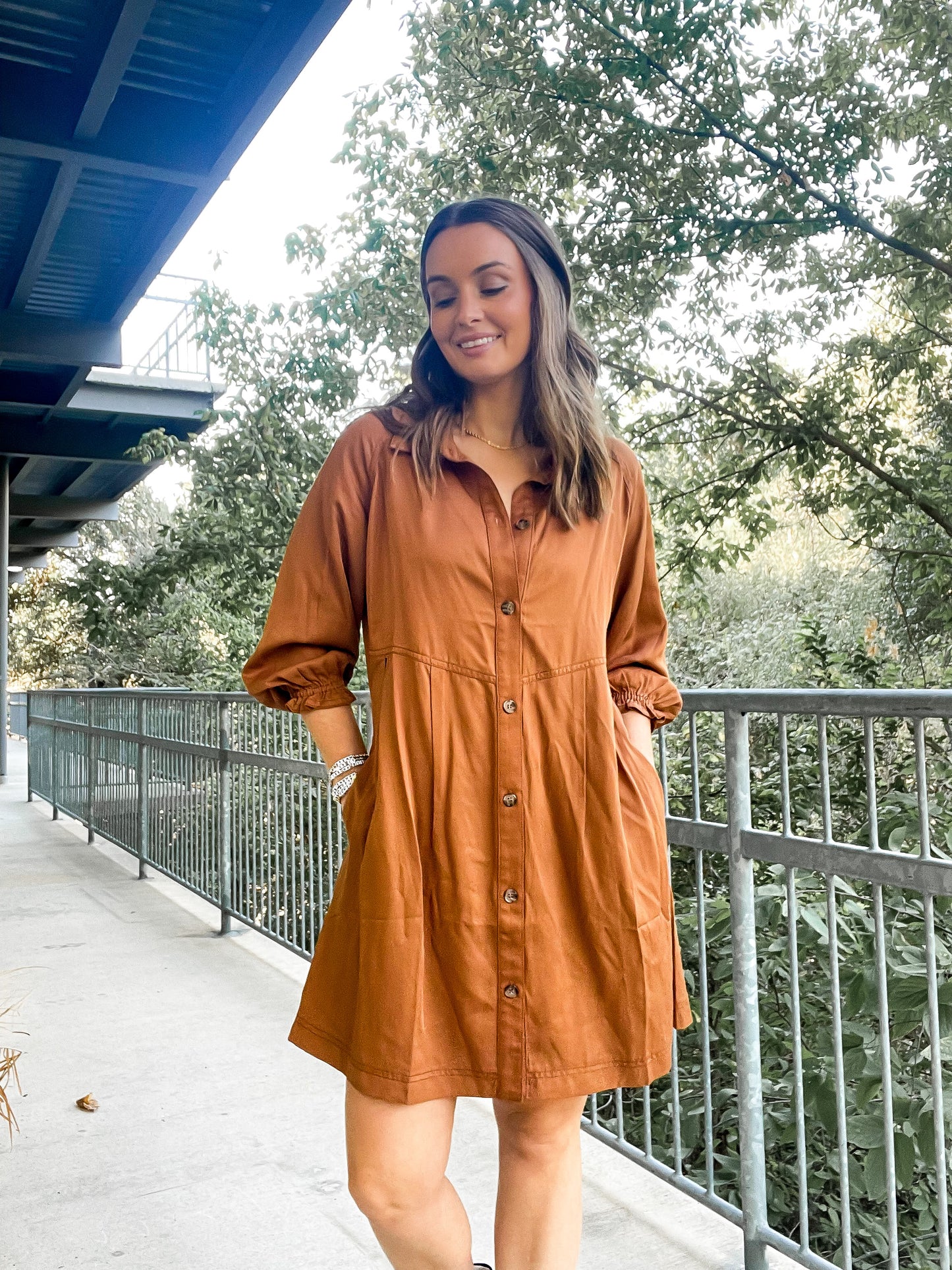 Burnt Cuff Dress
