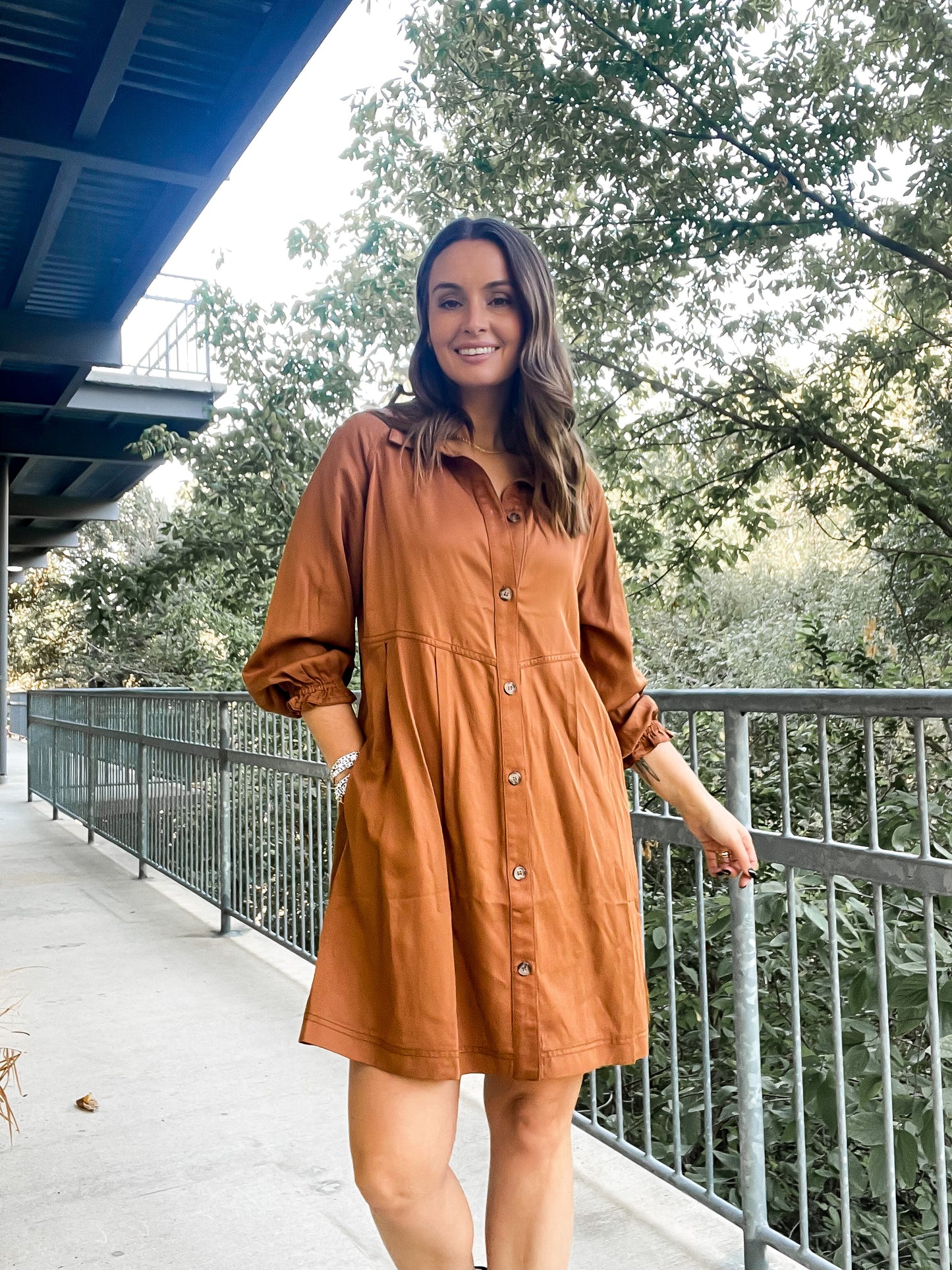 Burnt Cuff Dress