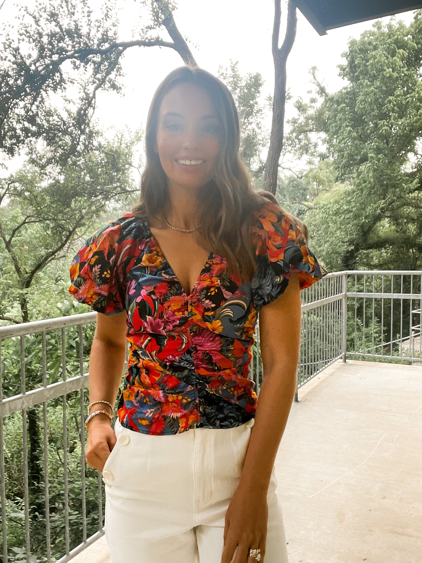 Spicy Floral Top