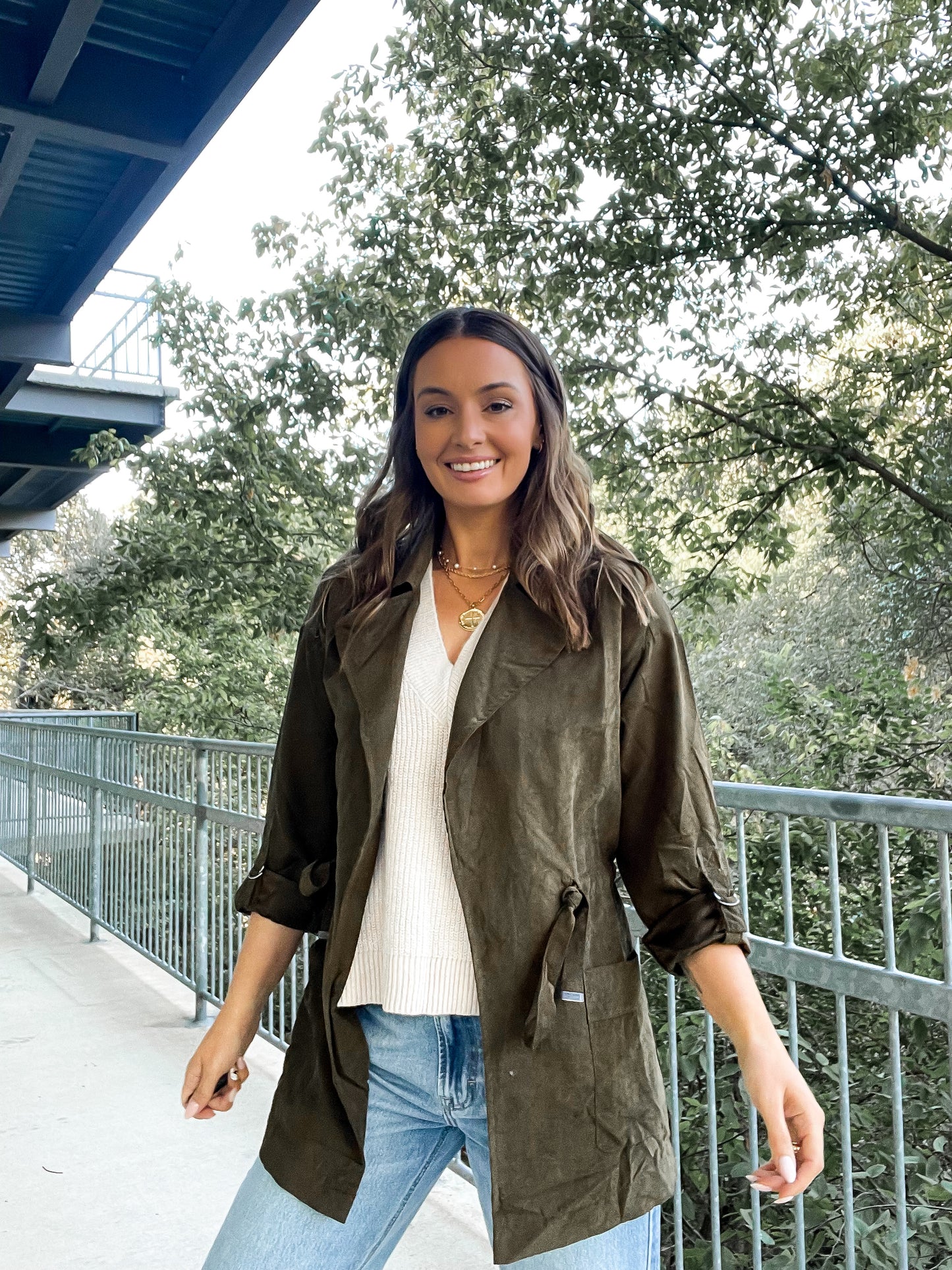 Trench Jacket - hunter