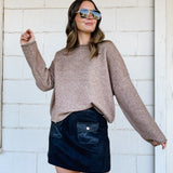 Mocha Box Sweater