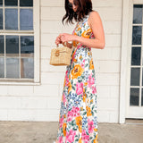 Stunning Floral Midi Dress