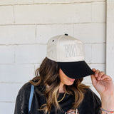 Neutral Vintage Football Trucker