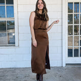 Chocolate Silky Midi