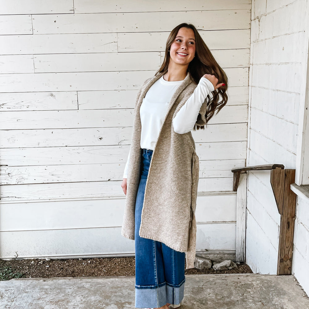 
                      
                        Belted Sweater Cardigan
                      
                    