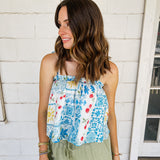 Antique Cherry Tank Blouse