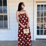 Polka Dot Linen Dress