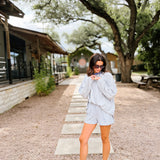 Ribbed Short Set