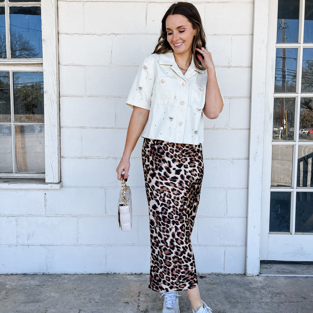 
                      
                        Midi Leopard Skirt
                      
                    