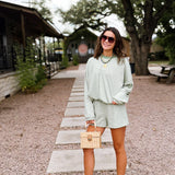Ribbed Short Set