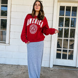 America Graphic Crew Neck