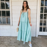 Striped Maxi Tired Dress